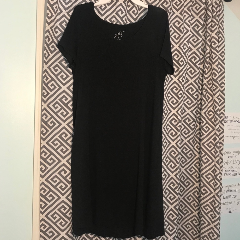 Black T-Shirt Dress